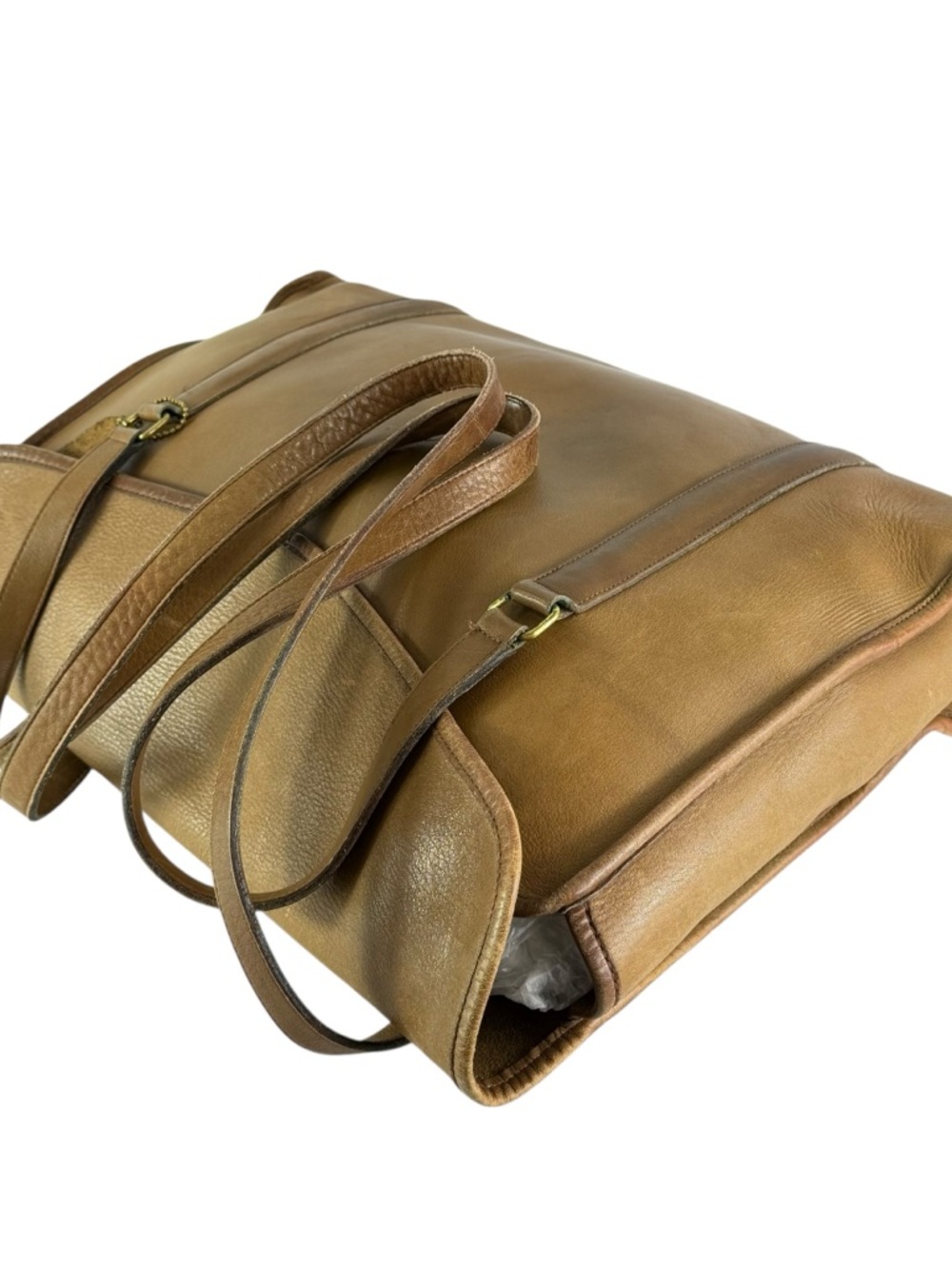 COACH 5190 British Tan Leather Envelope Portfolio Made in New York City USA - Picture 8 of 17